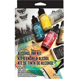 Ranger Distress Alcohol Ink Kit, Synthetic Material, Multicoloured, 19 x 11.5 x 3.9 cm