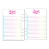 A5 Rainbow To Do List Groovy Planner Insert Refill, 5.83
