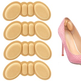 6 Pairs Heel Pads for Shoes, Anti-Slip Heel Grips Liner Cushions Inserts for Loose Shoes Heel Pads Comfort Heel Grips for Womens Shoes Prevent Heel Pain Blisters (Skin Colour)