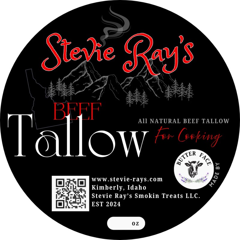 Stevie Ray's Smokin Treats Beef Cooking Tallow 8oz