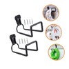 TEHAUX 2pcs Pipeline Coat Hanger Garage Wall Hangers Water Ladder