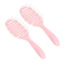 Beavorty Curved Vented Hair Brush Anti-static Scalp for Detangler Dry Wet Hair Styling Tool for Salon