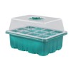 10Pcs Seedling Trays 12 Hole Transparent Adjustable Ventilated Seedling Starter
