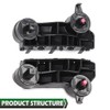 GRAND ORANGE Front Bumper Brackets Retainers Left Right 2pc Compatible