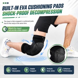 Protective Knee Pads for Volleyball & Sports – Thick Sponge Cushion Support for Training, Fitness, Skating and Outdoor Activities
