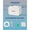 Moonshan Mini Condensate Pump for HVAC 100-240V Automatic Condensation Drain