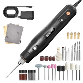 12V Wired Electric Resin Drill and Polishing Kit, 5-Speed Adjustable, 46-Piece Making Kit, Molding Resin Polishing, Mini Resin Drill Pen - For Resin Molding, Nail Art, Wooden DIY
