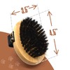 The Buddy System Pet Close Brush, Soft Touch Oval Palm