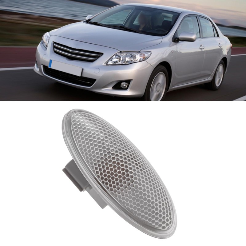 OTOTEC Pack of 2 Car Indicator Light Mudguard Front Side