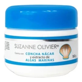 Crema Facial Suzanne Olivier Concha Nácar y Algas Marinas 160g Aclarante DíaNoche                                                                     
