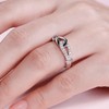 Jeulia Women's Ring, Ribbon, Infinity 925 Silver Material, Gift, Cute,