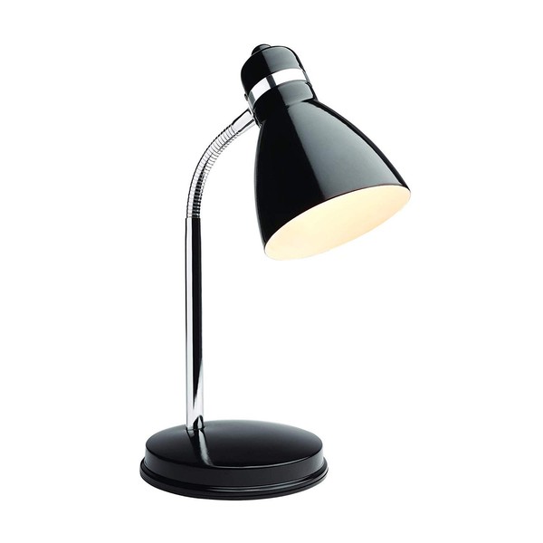 Newhouse Lighting NHDK-OX-BK Oxford Classic Desk Lamp with LED Bulb
