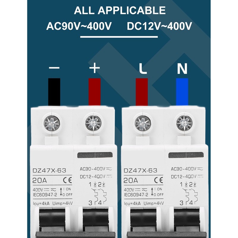 Circuit Breaker Overload Protection Fast Tripping PV Circuit Breaker AC