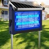 Solar Bug Zapper for Outdoor Use – 4500V Waterproof Mosquito