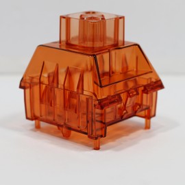 Glacier Kailh Customizable Mechanical Keyboard Switch Storage (Capacity 60 Switches) (Orange)