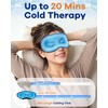 3D Contoured Cooling Eye Mask for Puffy Eyes Migraines (2