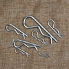 180 Pcs Cotter Pins Assortment Kit, 8 Sizes Stainless Steel