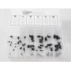 Online Auto Supply 60 pcs 6 Sizes Emblem Script Clips