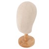 Wig Head Stand Non Woven Fabric Mannequin Head Hat Display