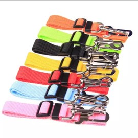 AIMALL Adjustable Pet Dog Safety Car Vehicle Seat Belt Harness Lead, Nylon Seatbelt for Dogs and Cats, 33.5-63.5cm (13-25 in), 8 Colours, Durable and Bite-Proof