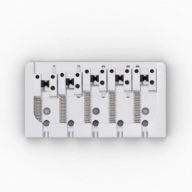 Hipshot NEW - Hipshot 5-String A Aluminum Bass Bridge, CHROME - CHOOSE YOUR SPACING! - .656”