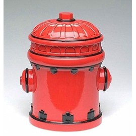 Appletree Design Who Let the Dawgs Out Fire Post Cookie Jar, 10-Inch