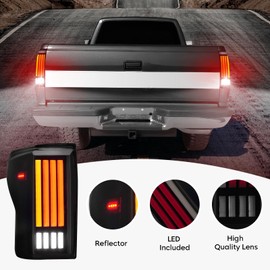 Cenfeild LED Tail Lights Assembly Fit for Toyota Tundra 2007 2008 2009 2010 2011 2012 2013 Rear Taillights Set, Black Housing Smoked Lens