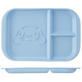 Skater MPLS1-A Morning Plate with Dividers Lunch Plate, Sanrio Cinnamoroll