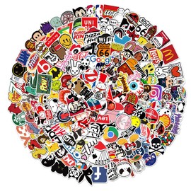 200 Stück Aufkleber für Wasserflaschen Laptop Autos Coole Aufkleber für Erwachsene Teenager Kinder, Aufkleber Pack für Skateboard Durable Vinyl Waterproof Sticker