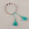 KELITCH New Wood Bead Friendship Bracelet Handmade Beach Tassel Bracelet