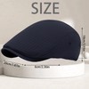 AUNGCSHE 8 Colours Available Flat Cap Men's Beret Cap, Adjustable