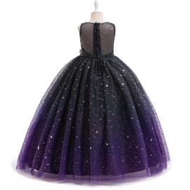 Flower Girls Tulle Dress Bridesmaid Sparkle Wedding Pageant Dresses Princess Birthday Party