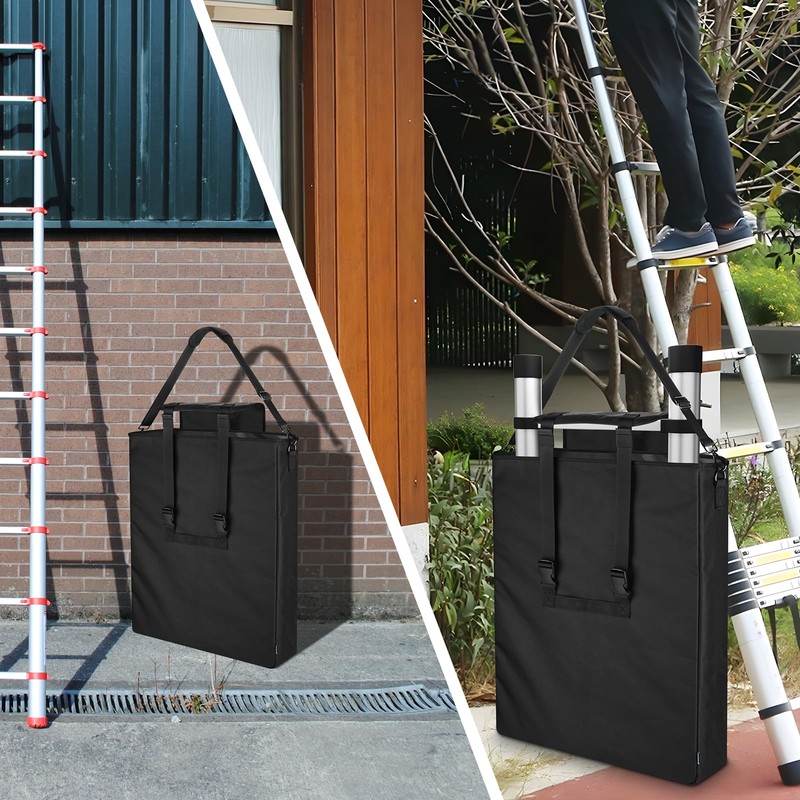 Homakover Black Telescoping Ladders Bag with Shoulder Strap, Extension Ladders
