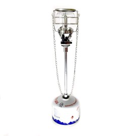 Camping Moon Portable Gas Lantern, Mini Gas Lantern, Mini Gas Lantern, Includes 2 Mantles, Adapter to CB Can (OD Can CB Cans), Extension Hose Holder Pole, Piezoelectric Ignition System, Storage Box Included (T4/Z11/Z12 Set)