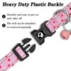 Jynco Reflective Dog Collar for Medium Dogs, Pink & Red