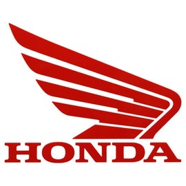 Toyo Mark Honda Motorcycle Emblem Sticker Red 3.1 x 2.5 inches (78 x 64 mm) R-341