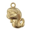 Daio Seisakusho Zodiac Amulet Strap, Lucky Charm, Gold, Die-cast Netsuke