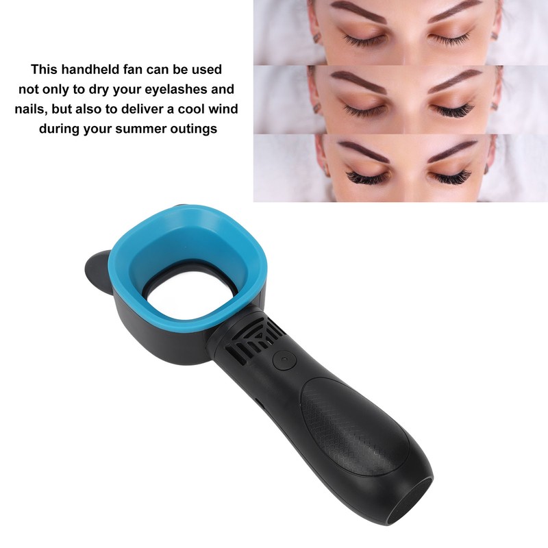 Grafting Eyelashes Hair Dryer USB Rechargeable Nail Extension Dryer Bladeless