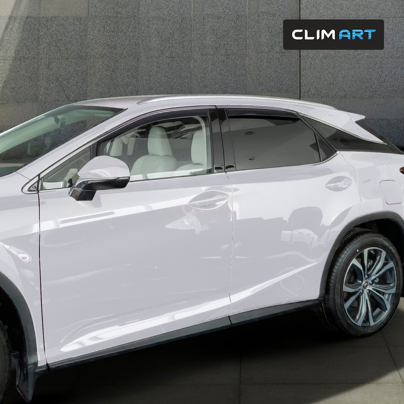 CLIM ART in-Channel Incredibly Durable Rain Guards for Lexus RX