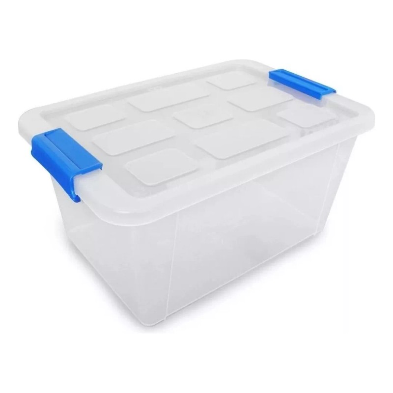 Alica Pack 10 Cajas De Plástico Yazmín Cap. 12.5 Lts