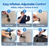 Inflatable Neck Pillow for Airplanes, Travel Neck Pillow