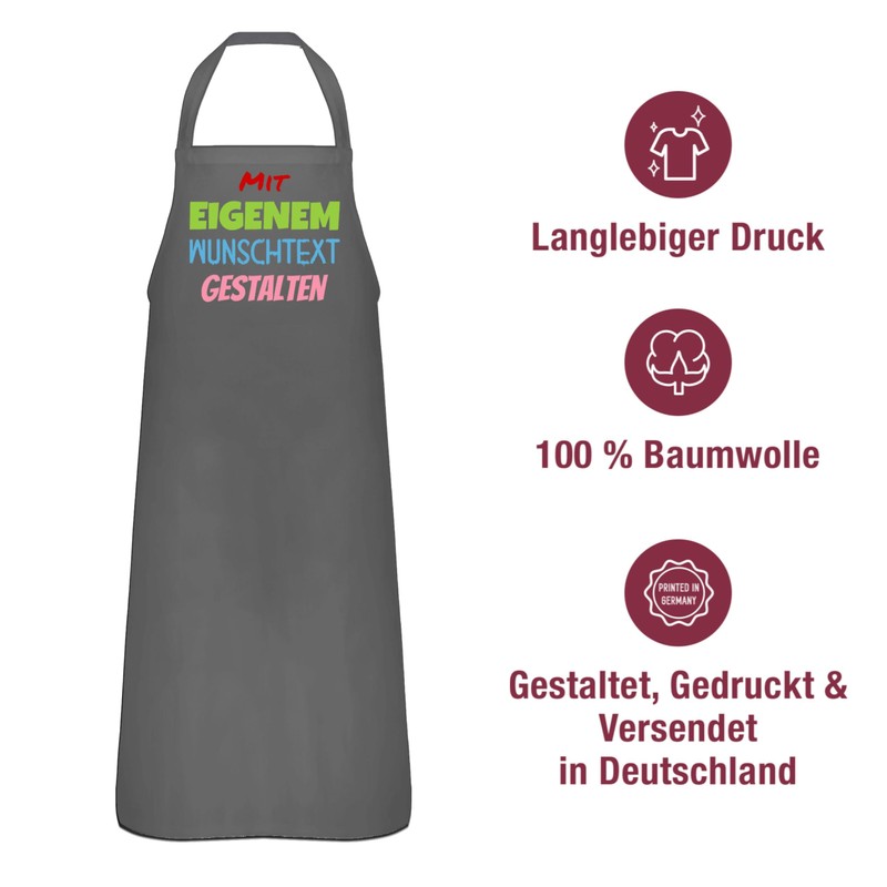 Geschenk mit Namen personalisiert by Shirtracer - Apron - Design