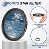 PATIKIL 55mm Star Filter, 8 Points Starburst Len Filter Variable