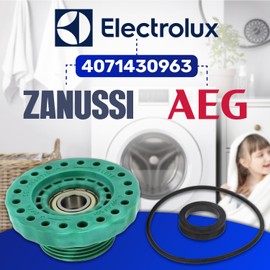 Set of Bearing for Washing Machine Drum - Screw Thread Clockwise - 4071430963 for Electrolux - Warranty 10 Years - MONTERAL