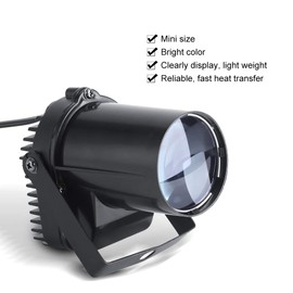 Foco LED, 12W Foco de Haz LED Fiesta Etapa Disco Pub Festival Efecto Pinspot Luces US-110V
