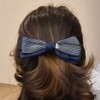 Burnaby dot color combination ribbon hairpin 8cm / 버나비 도트