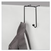 Fellowes 75510 Double Coat Hook, for Partitions, Wire, 4-Inch x5-1/8-Inch