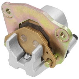 Caltric Rear Brake Caliper W/Pad For Suzuki Vinson 500 LT-A500F LTA500F 4X4 Auto 2003-04