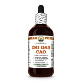 Zhi Gan Cao (Glycyrrhiza Glabra) Dry Root Glycerite, Made in Hawaii, Organic Raw Materials, All Natural, Vegan, Lab Tested Alcohol-Free Liquid Extract - 4 fl.oz