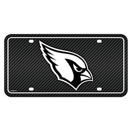 Rico MTG3601CF Cardinals - Az - Carbon Fiber Design - Metal Auto Tag